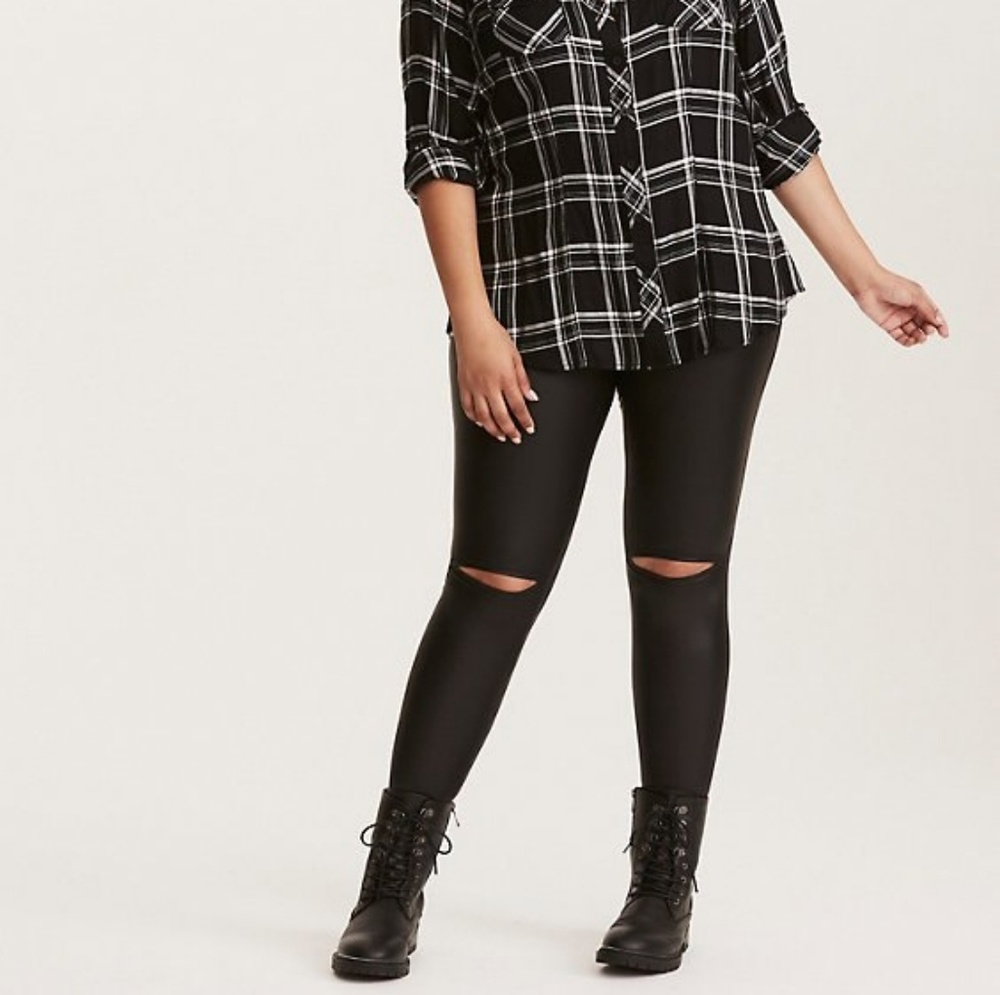 Torrid Faux Leather Leggings